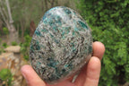 Polished Rare Emerald Mica In Matrix Standing Free Forms x 4 From Mutoko, Zimbabwe - Toprock Gemstones and Minerals 