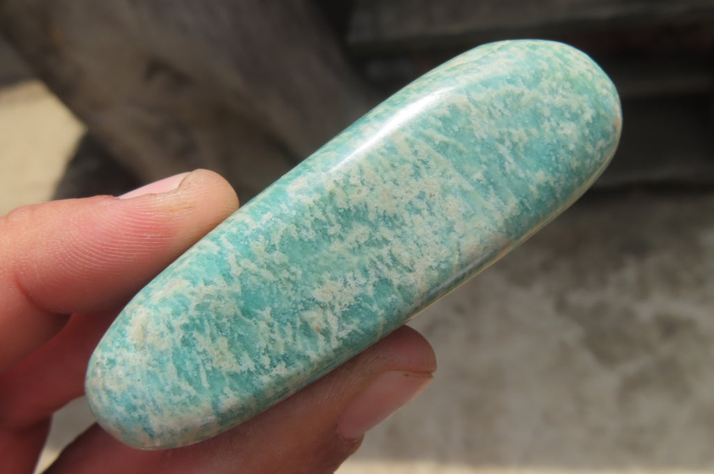 Polished Amazonite Free Forms x 20 From Zimbabwe - Toprock Gemstones and Minerals 