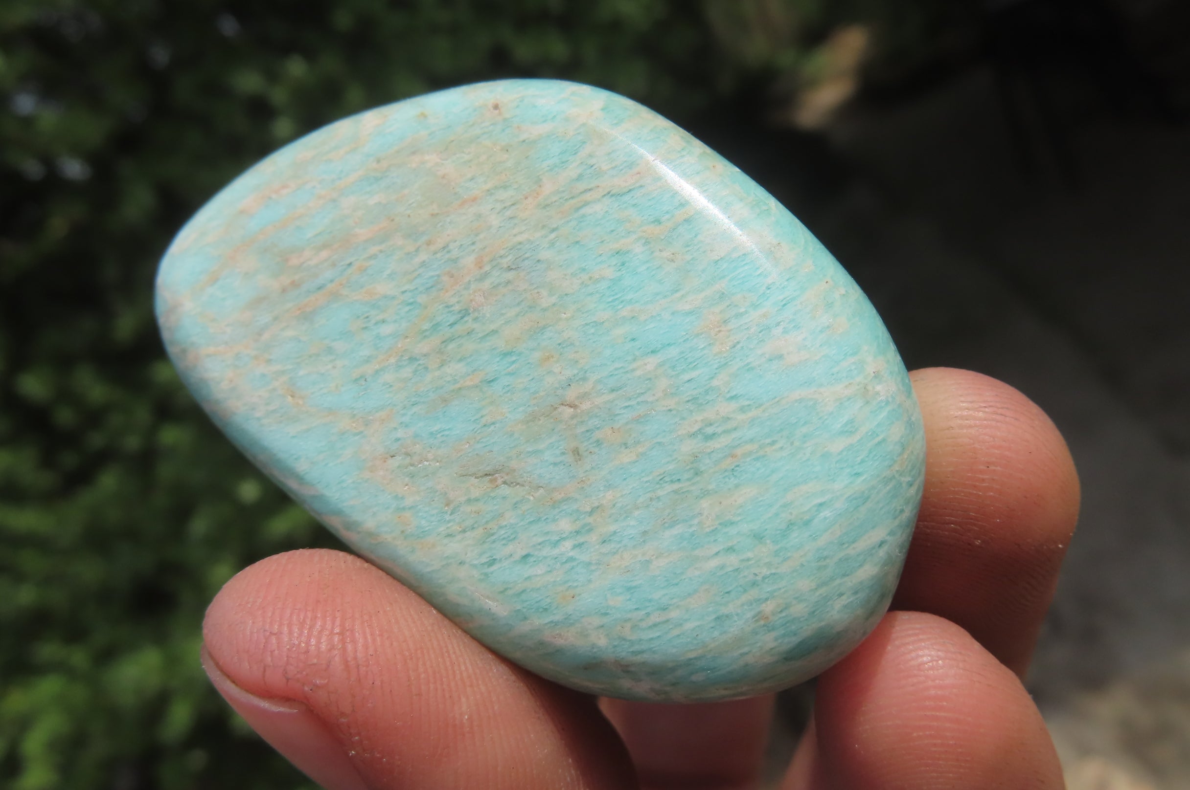 Polished Amazonite Free Forms x 20 From Zimbabwe - Toprock Gemstones and Minerals 