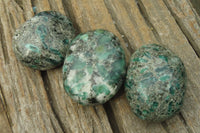 Polished Rare Emerald Mica In Matrix Free Forms x 6 From Mutoko, Zimbabwe - Toprock Gemstones and Minerals 