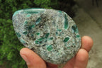 Polished Rare Emerald Mica In Matrix Free Forms x 6 From Mutoko, Zimbabwe - Toprock Gemstones and Minerals 