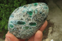 Polished Rare Emerald Mica In Matrix Free Forms x 6 From Mutoko, Zimbabwe - Toprock Gemstones and Minerals 