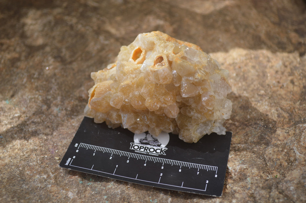 Natural Limonite Quartz Geodes x 12 From Solwezi, Zambia - Toprock Gemstones and Minerals 