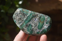 Polished Rare Emerald Mica In Matrix Free Forms x 6 From Mutoko, Zimbabwe - Toprock Gemstones and Minerals 