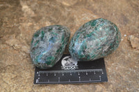 Polished Rare Emerald Mica In Matrix Free Forms x 6 From Mutoko, Zimbabwe - Toprock Gemstones and Minerals 