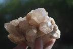 Natural Smokey Phantom Quartz Clusters x 2 From Luena, Congo - Toprock Gemstones and Minerals 
