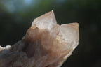 Natural Smokey Phantom Quartz Clusters x 2 From Luena, Congo - Toprock Gemstones and Minerals 