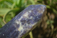 Polished Lepidolite with Pink Rubellite Point-Prisms x 2 From Ambatondrazaka, Madagascar - Toprock Gemstones and Minerals 