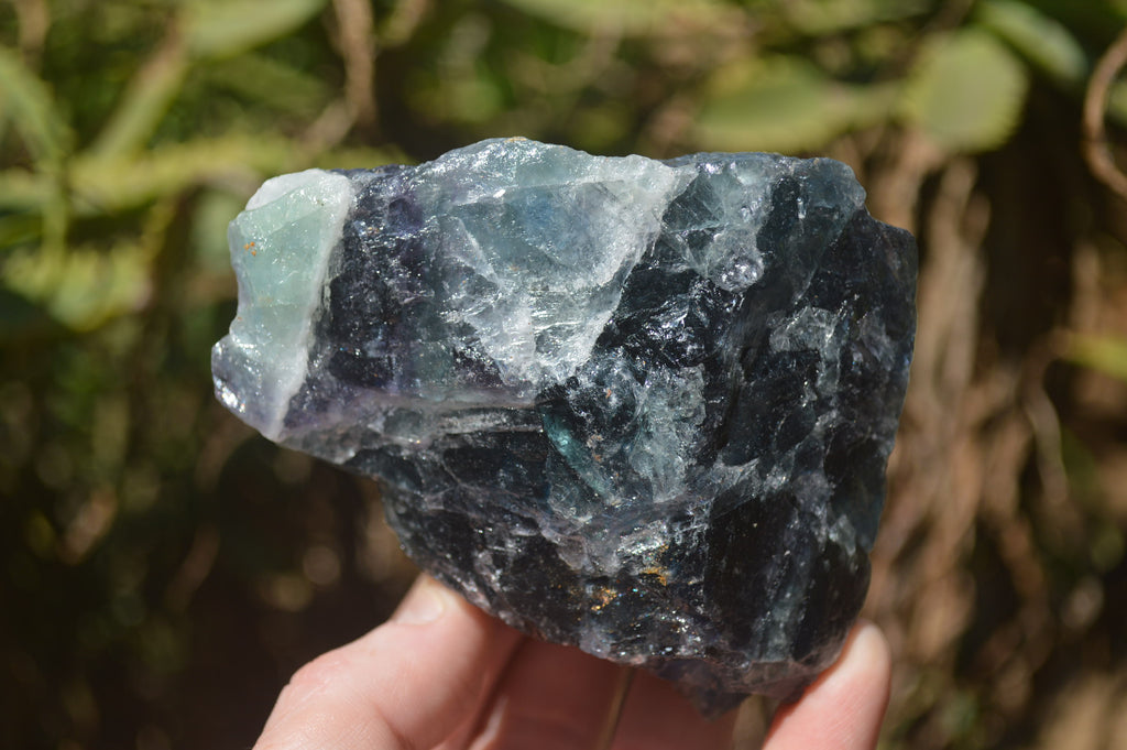 Natural Watermelon Fluorite Cobbed Specimens x 6 From Uis, Namibia - Toprock Gemstones and Minerals 