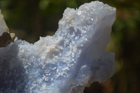 Natural Etched Blue Chalcedony Specimens x 2 From Nsanje, Malawi - Toprock Gemstones and Minerals 