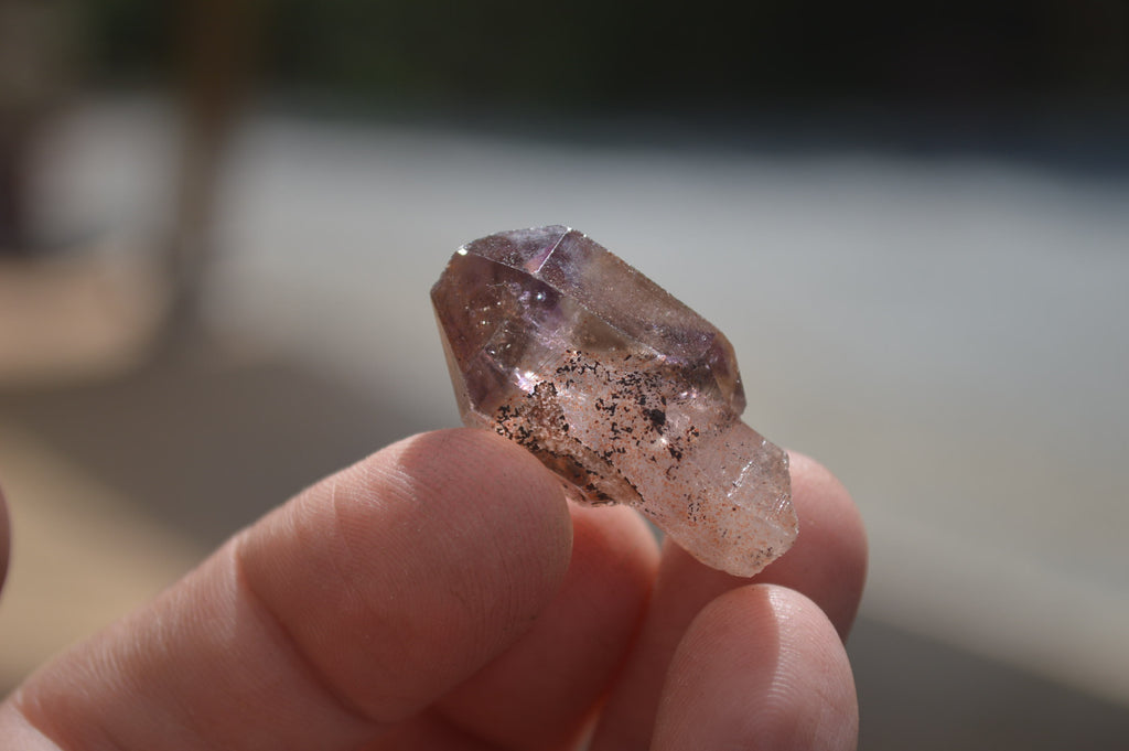 Natural Smokey Window Amethyst Crystals x 70 From Chiredzi, Zimbabwe - Toprock Gemstones and Minerals 