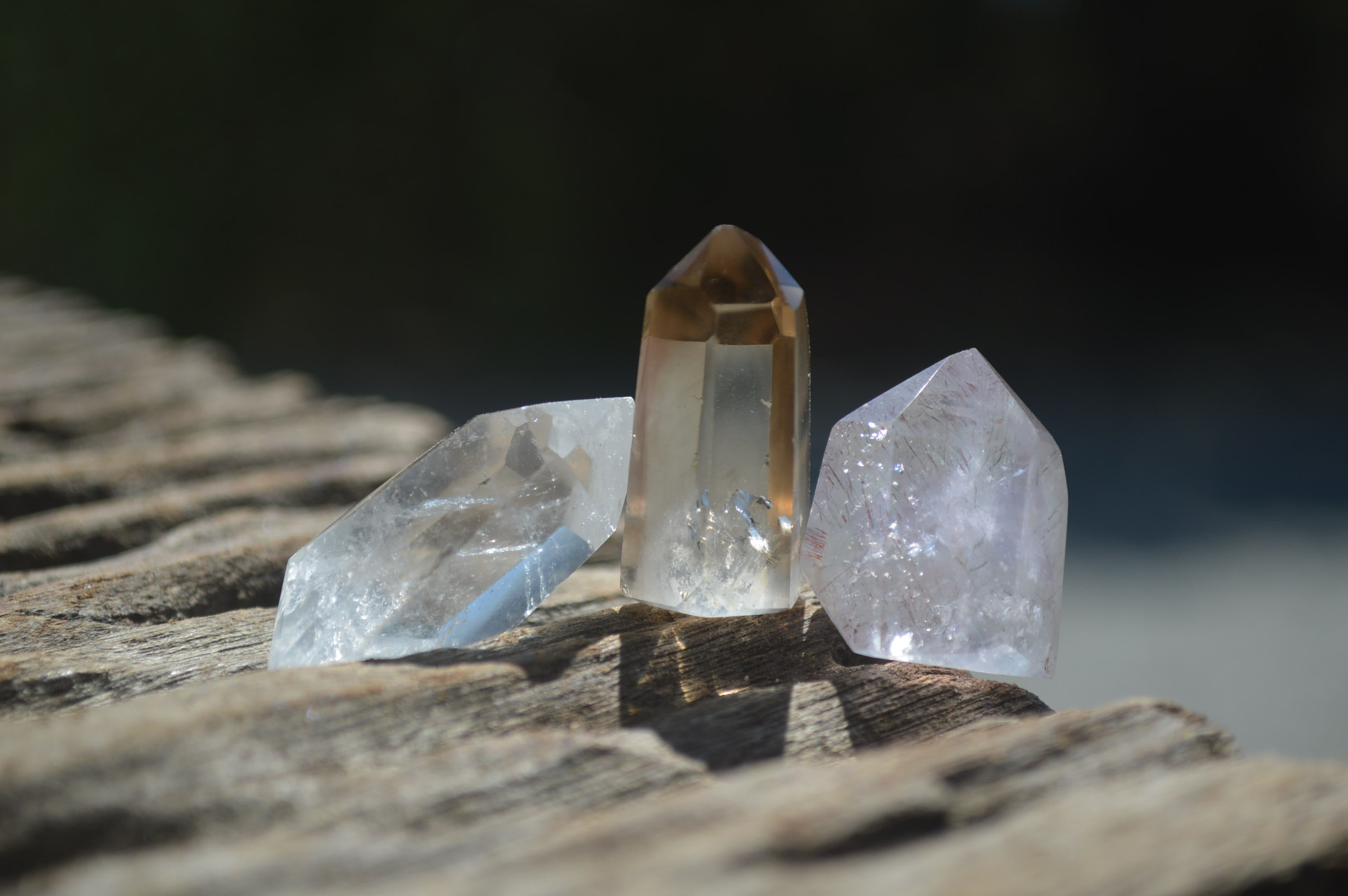 Polised Mixed Selection of Quartz Crystals x 35 from Madagascar - Toprock Gemstones and Minerals 