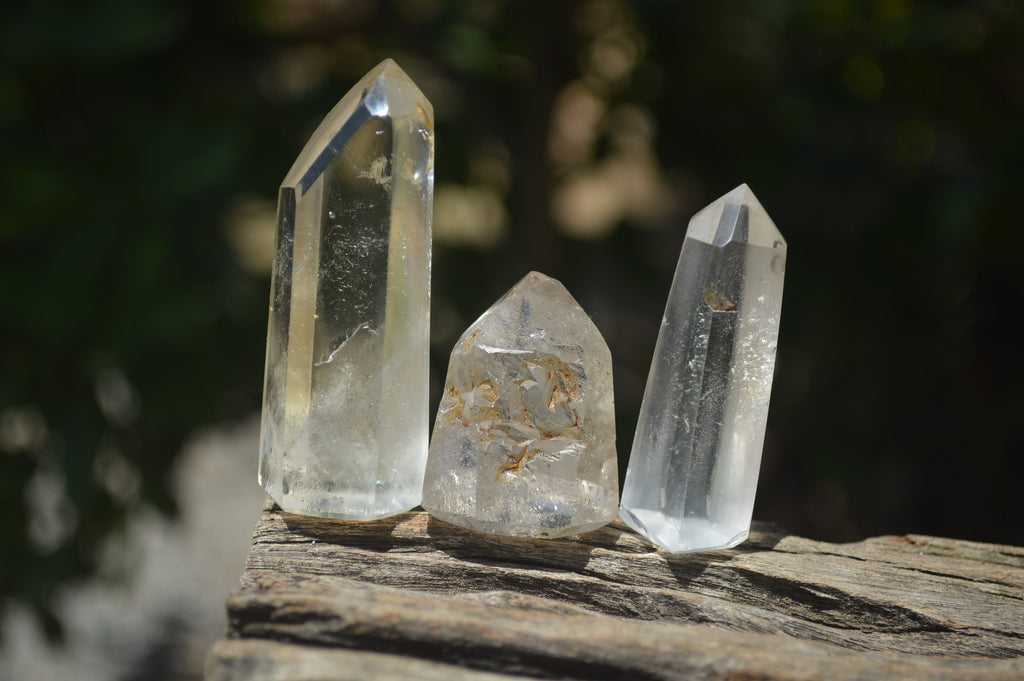 Polised Mixed Selection of Quartz Crystals x 35 from Madagascar - Toprock Gemstones and Minerals 