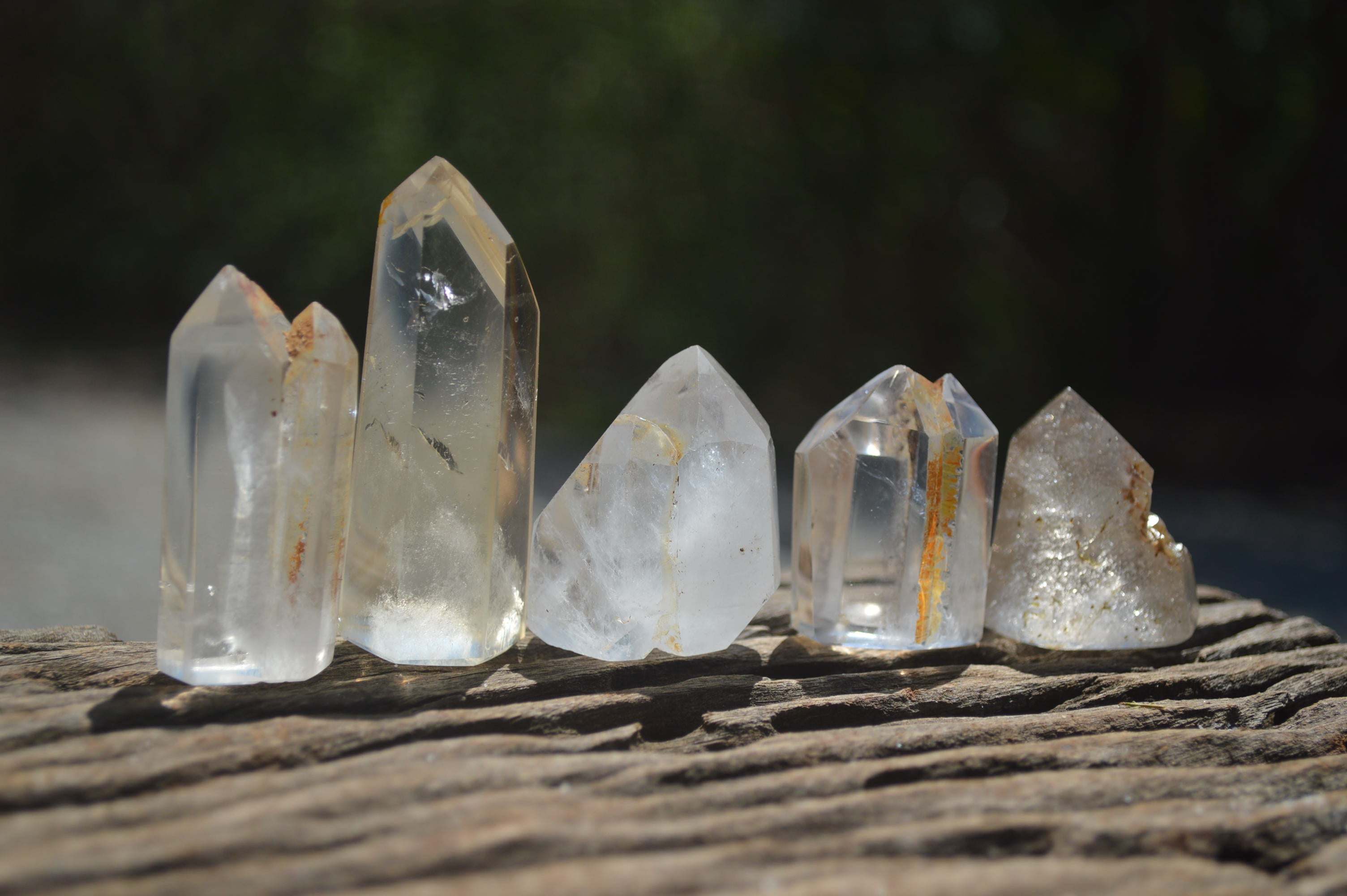 Polised Mixed Selection of Quartz Crystals x 35 from Madagascar - Toprock Gemstones and Minerals 