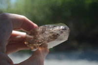 Polished Smokey Quartz Crystal Poiny-Prisms x 6 From Madagascar - Toprock Gemstones and Minerals 