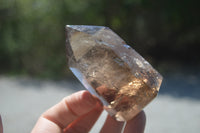 Polished Smokey Quartz Crystal Poiny-Prisms x 6 From Madagascar - Toprock Gemstones and Minerals 