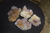 Natural Ametrine Spirit Quartz Clusters x 4 From Boekenhouthoek, South Africa