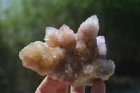 Natural Ametrine Spirit Quartz Clusters x 4 From Boekenhouthoek, South Africa