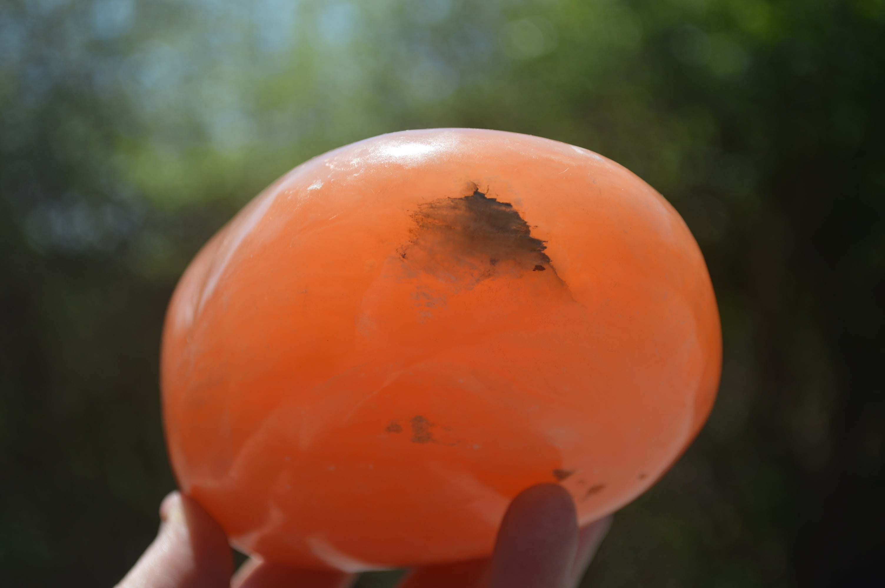 Polished Orange Twist Calcite Standing Free Forms x 2 From Maevantanana, Madagascar - Toprock Gemstones and Minerals 