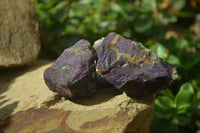 Natural Metallic Purpurite Cobbed Specimens x 6 From Erongo, Namibia - Toprock Gemstones and Minerals 