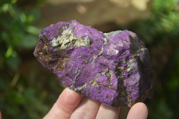 Natural Metallic Purpurite Cobbed Specimens x 6 From Erongo, Namibia - Toprock Gemstones and Minerals 