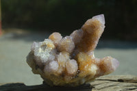 Natural Ametrine Spirit Quartz Clusters x 3 From Boekenhouthoek, South Africa
