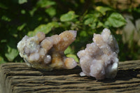 Natural Ametrine Spirit Quartz Clusters x 3 From Boekenhouthoek, South Africa
