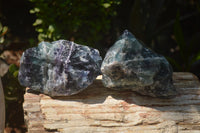 Natural Watermelon Fluorite Cobbed Specimens x 5 From Uis, Namibia - Toprock Gemstones and Minerals 