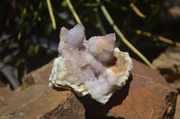 Natural Ametrine Spirit Quartz Clusters x 3 From Boekenhouthoek, South Africa