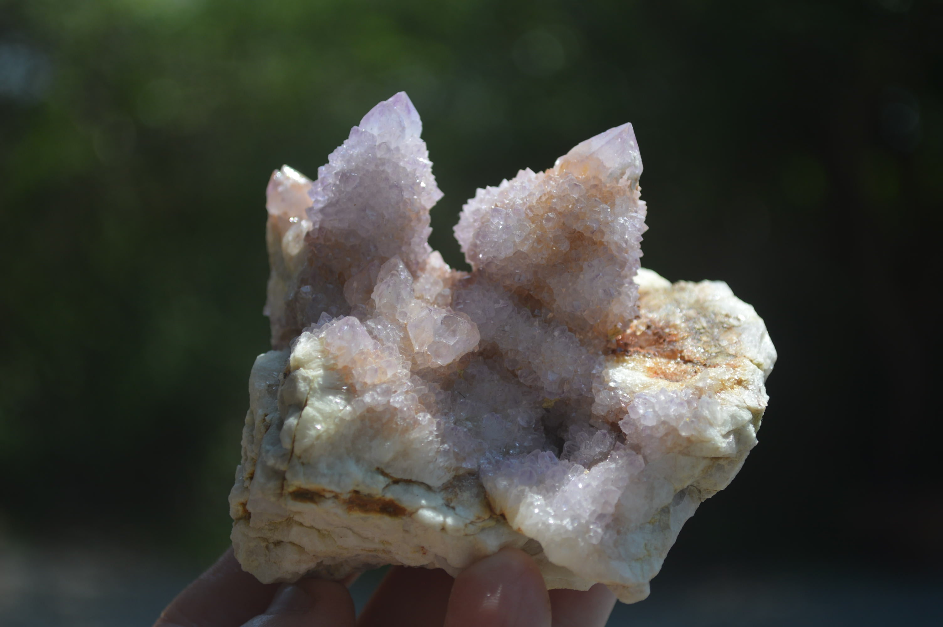 Natural Ametrine Spirit Quartz Clusters x 3 From Boekenhouthoek, South Africa - Toprock Gemstones and Minerals 