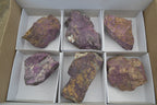 Natural Metallic Purpurite Cobbed Specimens x 6 From Erongo, Namibia - Toprock Gemstones and Minerals 