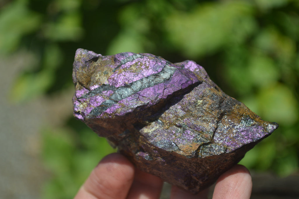 Natural Metallic Purpurite Cobbed Specimens x 6 From Erongo, Namibia - Toprock Gemstones and Minerals 
