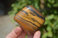 Polished Tiger's Eye Free Forms x 12 From Prieska, South Africa