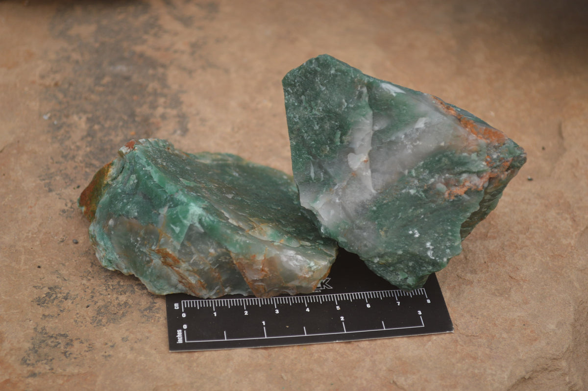 Natural Swazi Jade Cobbed Specimens x 12 from Swaziland - Toprock Gemstones and Minerals 