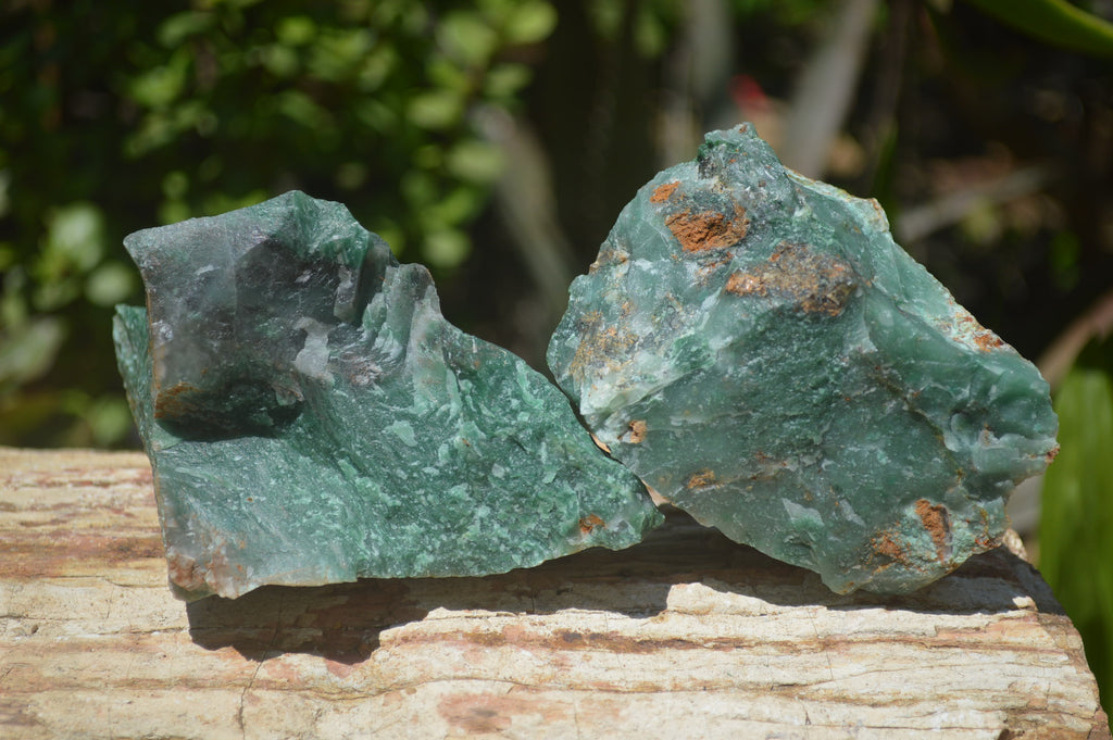 Natural Swazi Jade Cobbed Specimens x 12 from Swaziland - Toprock Gemstones and Minerals 