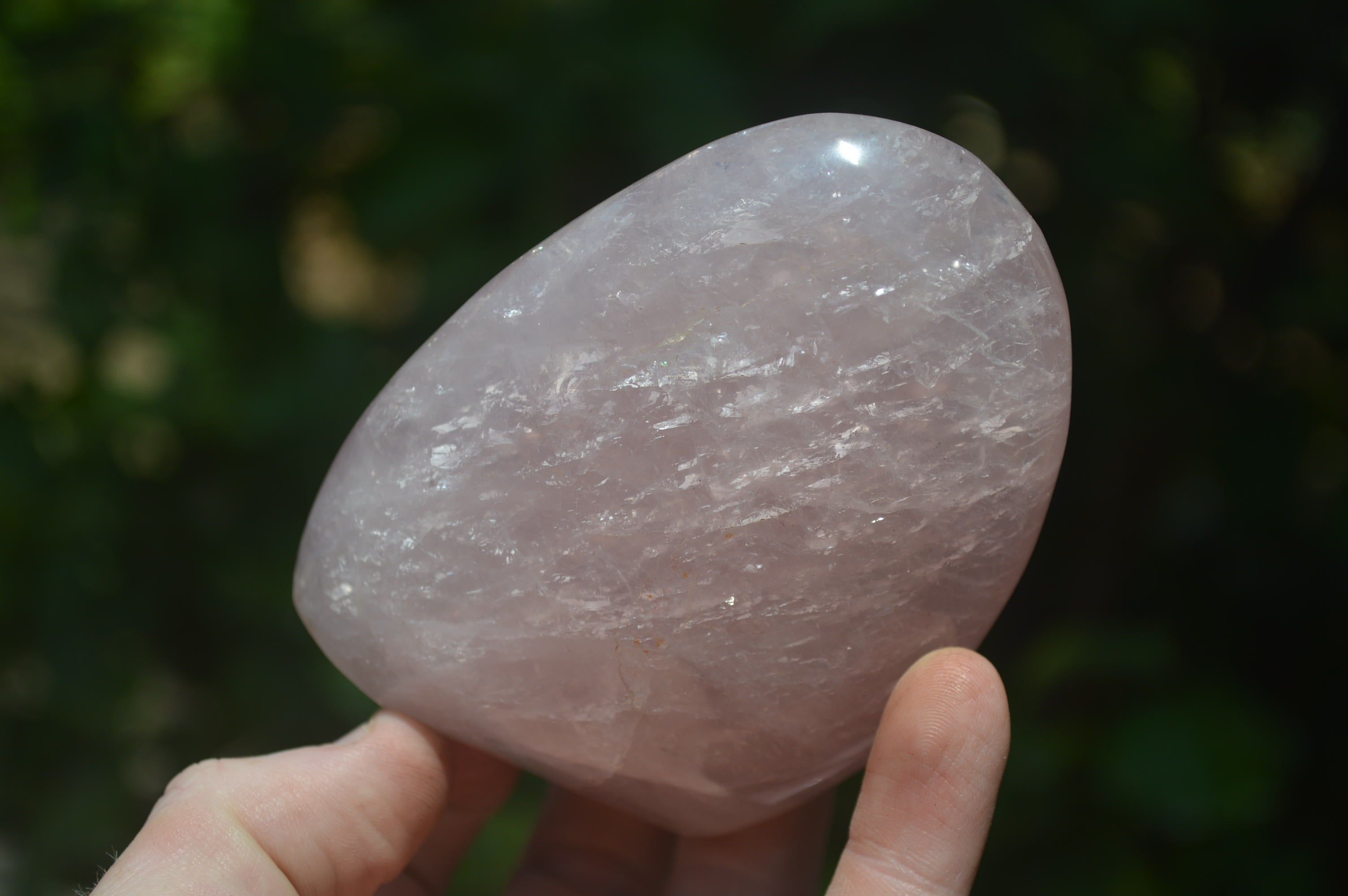 Polished Rose Quartz Standing Free Forms x 4 From Madagascar - Toprock Gemstones and Minerals 