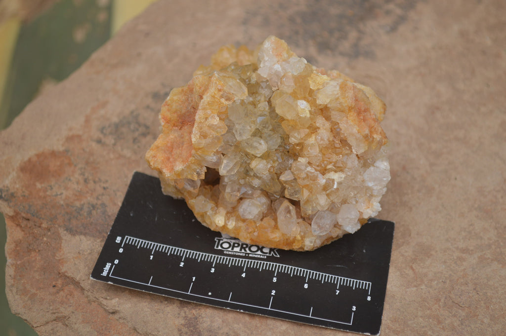 Natural Limonite Quartz Clusters x 5 From Solwezi, Zambia - Toprock Gemstones and Minerals 