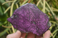 Polished On One Side Purpurite x 4 From Namibia - Toprock Gemstones and Minerals 