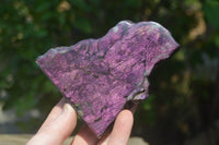 Polished On One Side Purpurite x 4 From Namibia - Toprock Gemstones and Minerals 