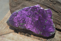 Polished On One Side Purpurite x 4 From Namibia - Toprock Gemstones and Minerals 