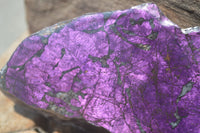 Polished On One Side Purpurite x 4 From Namibia - Toprock Gemstones and Minerals 