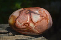 Polished On One Side Polychrome Jasper x 4 From Mahajanga, Madagascar