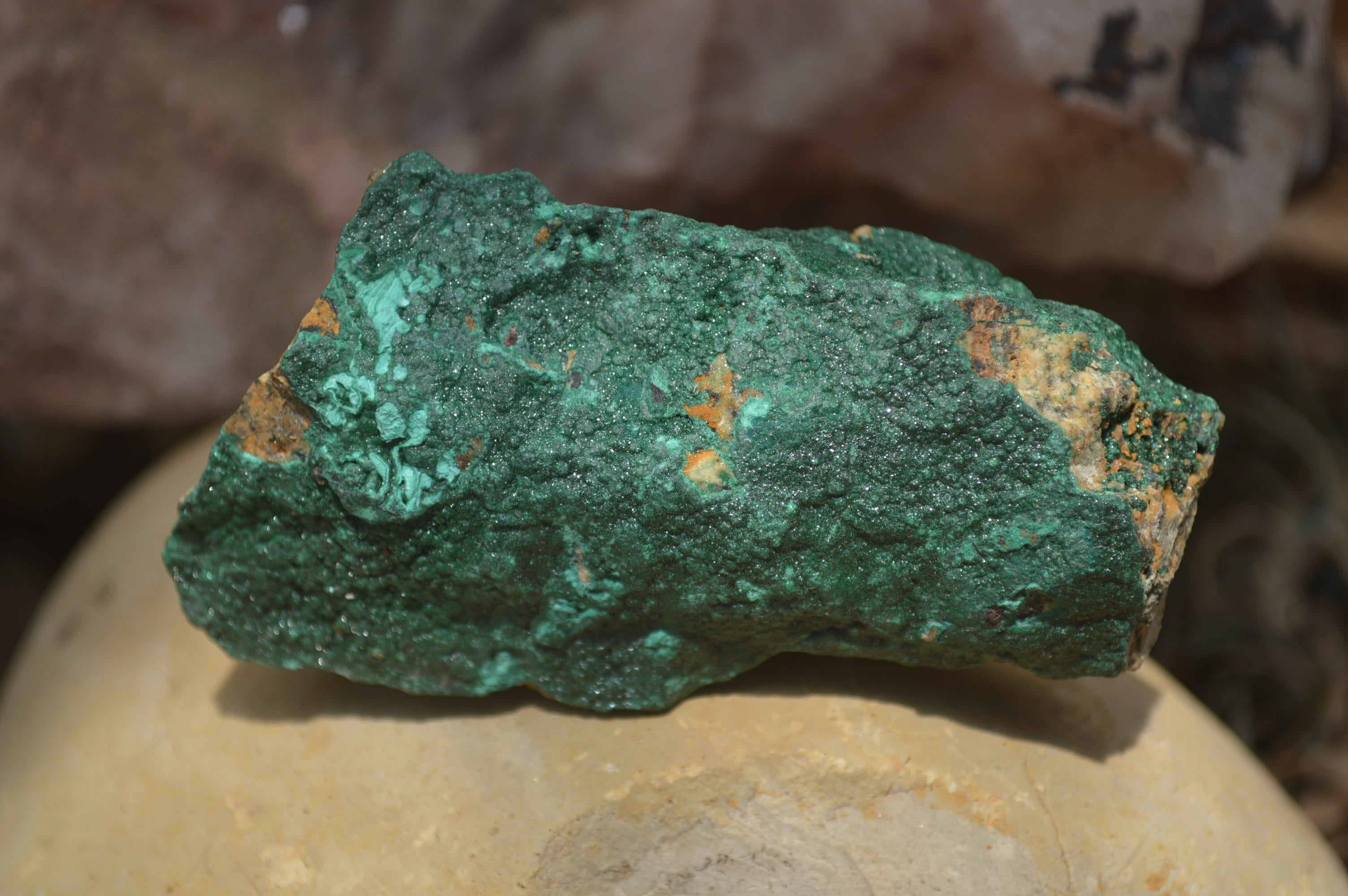 Natural Botryoidal Malachite Specimens x 6 From Tenke Fungurume, Congo - Toprock Gemstones and Minerals 