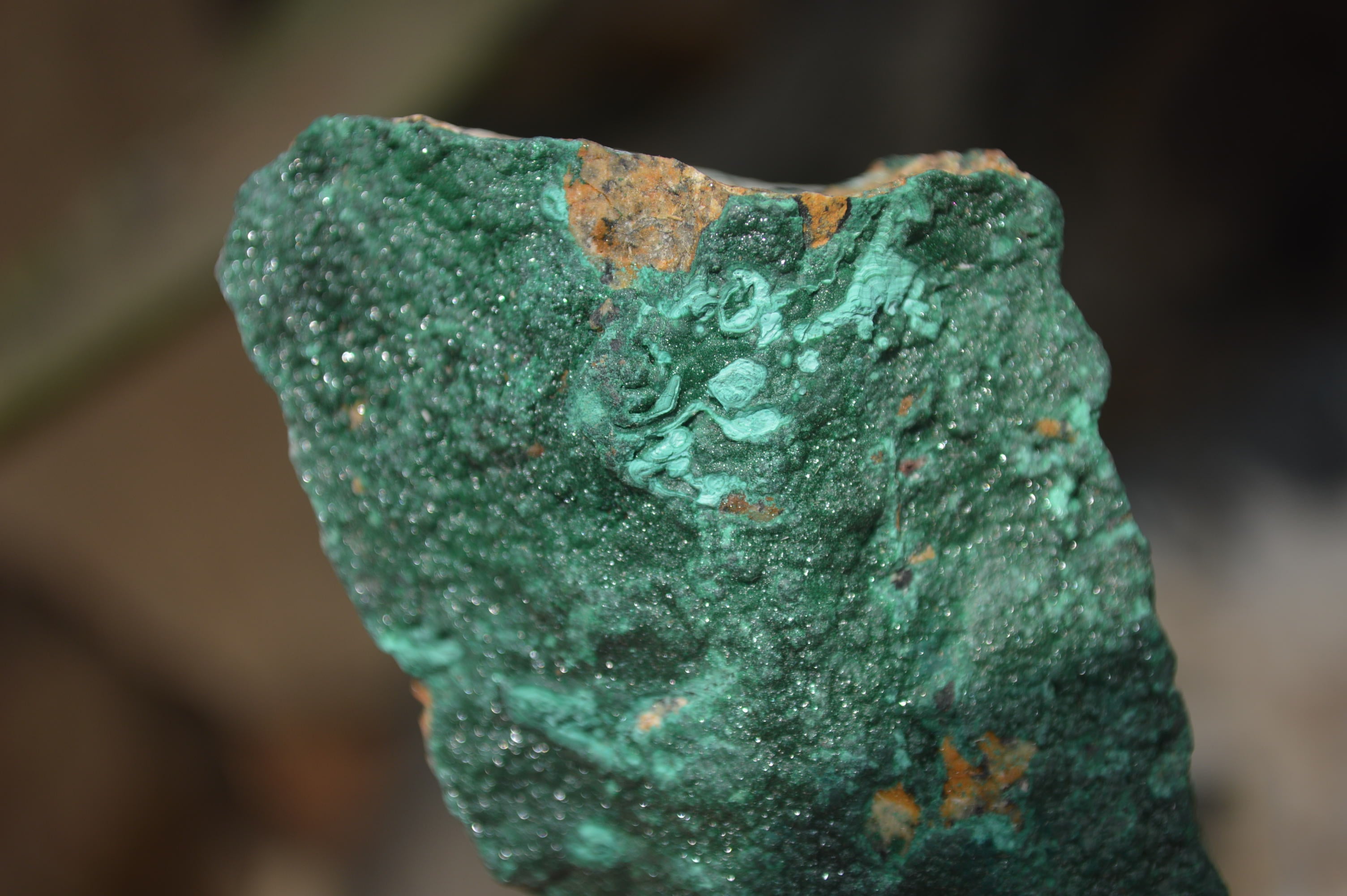 Natural Botryoidal Malachite Specimens x 6 From Tenke Fungurume, Congo - Toprock Gemstones and Minerals 