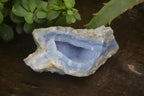 Natural Blue Lace Agate Geode Specimens x 6 From Malawi - Toprock Gemstones and Minerals 