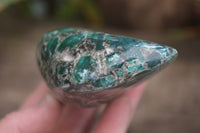 Polished Rare Emerald Mica In Matrix Standing Free Forms x 3 From Mutoko, Zimbabwe - Toprock Gemstones and Minerals 