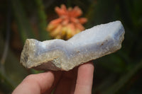Natural Blue Lace Agate Geode Specimens x 6 From Malawi - Toprock Gemstones and Minerals 