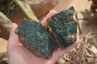 Natural Botryoidal Malachite Specimens x 6 From Tenke Fungurume, Congo - Toprock Gemstones and Minerals 