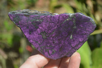 Polished On One Side Metallic Purpurite x 4 From Namibia - Toprock Gemstones and Minerals 