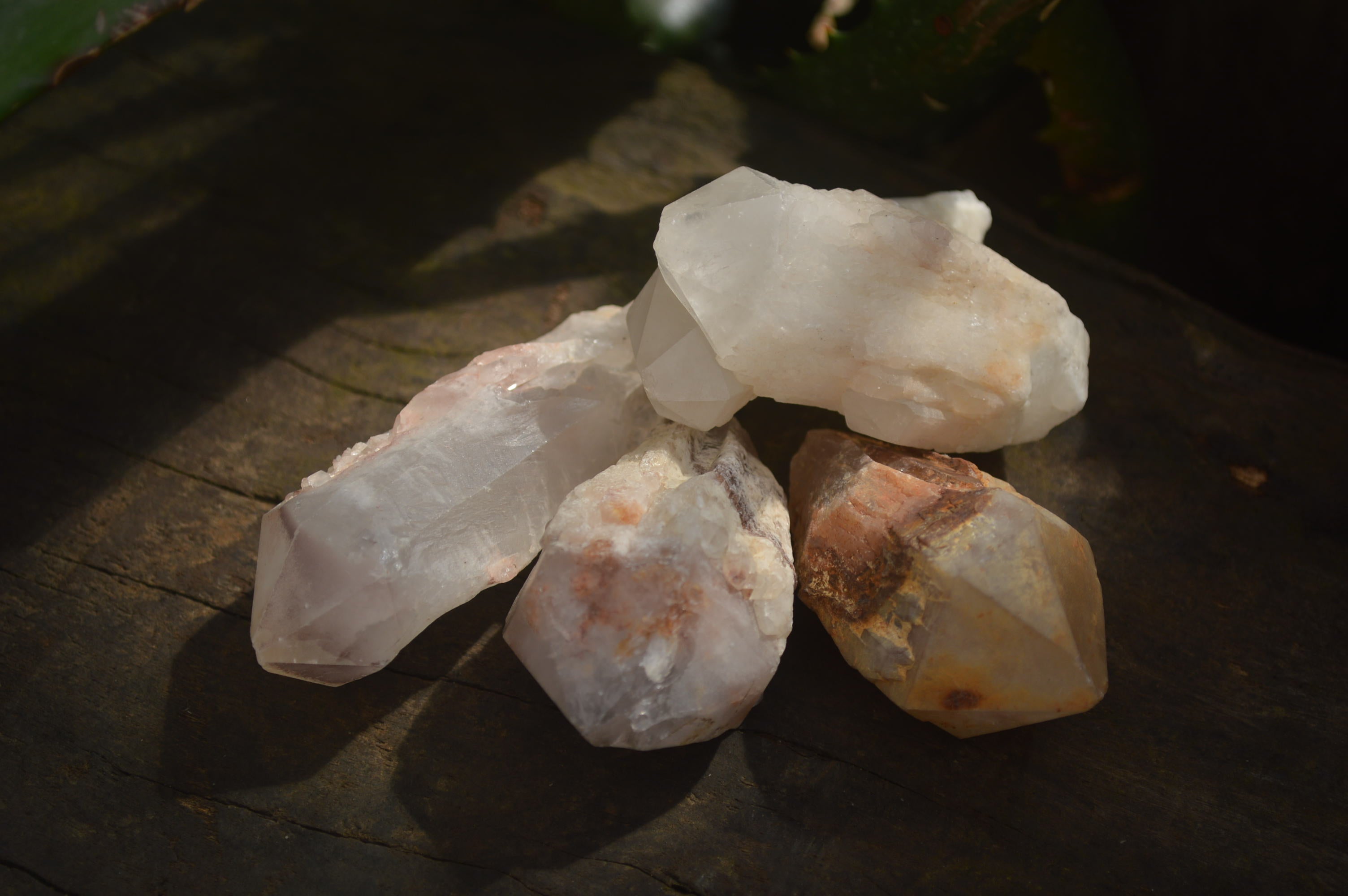 Natural Pineapple Candle Quartz Crystals x 35 From Antsirabe, Madagascar - Toprock Gemstones and Minerals 